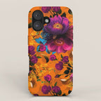 Vintage & Shabby Chic - Midnight Tropical Garden iPhone Case Gallery Image 1