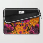 Vintage & Shabby Chic - Midnight Tropical Garden Laptop Sleeve Gallery Image 2