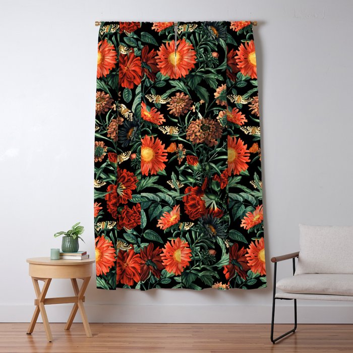 NIGHT FOREST XVIII Window Curtain Gallery Image 5