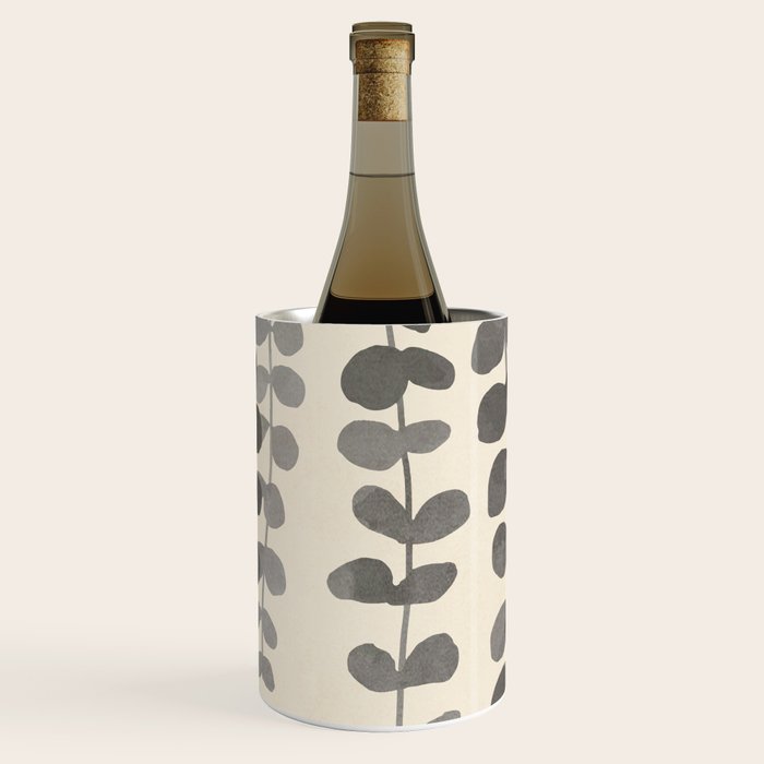 Minimal Abstract Leaves 19 Wine Chiller Gallery Image 1
