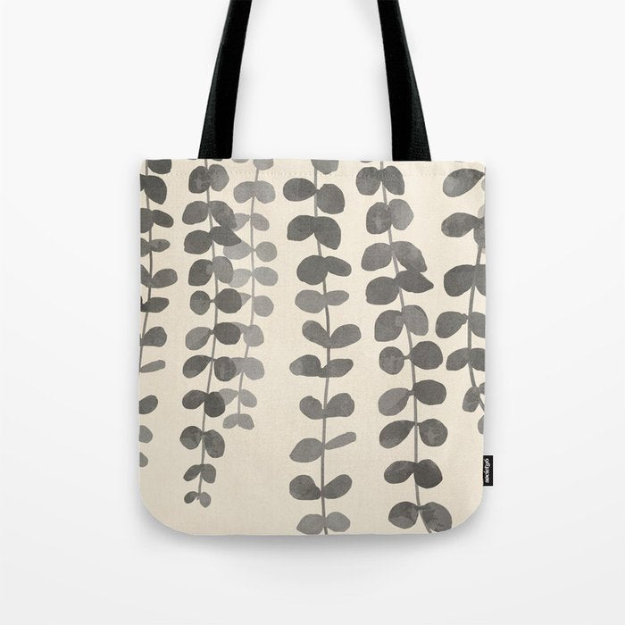 Minimal Abstract Leaves 19 Tote Bag Gallery Image 1