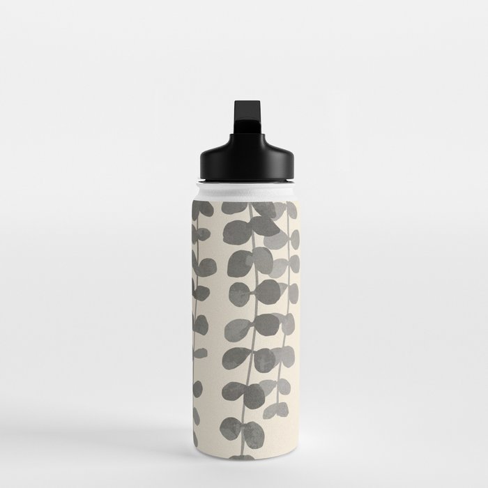 Minimal Abstract Leaves 19 Water Bottle Gallery Image 3