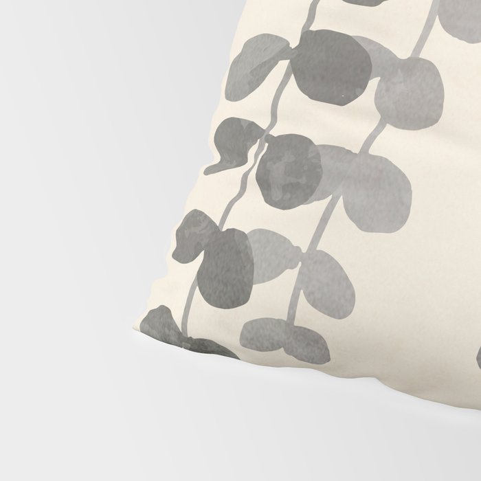 Minimal Abstract Leaves 19 Pillow Sham Gallery Image 4