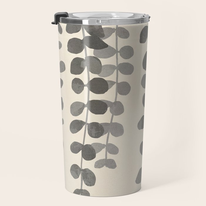 Minimal Abstract Leaves 19 Travel Mug Gallery Image 3