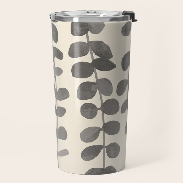 Minimal Abstract Leaves 19 Travel Mug Gallery Image 2