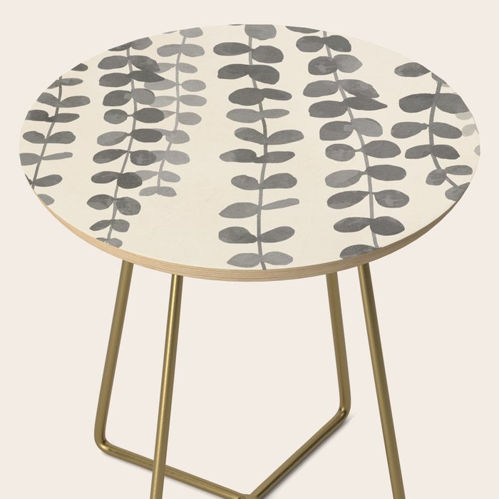 Minimal Abstract Leaves 19 Side Table Gallery Image 2