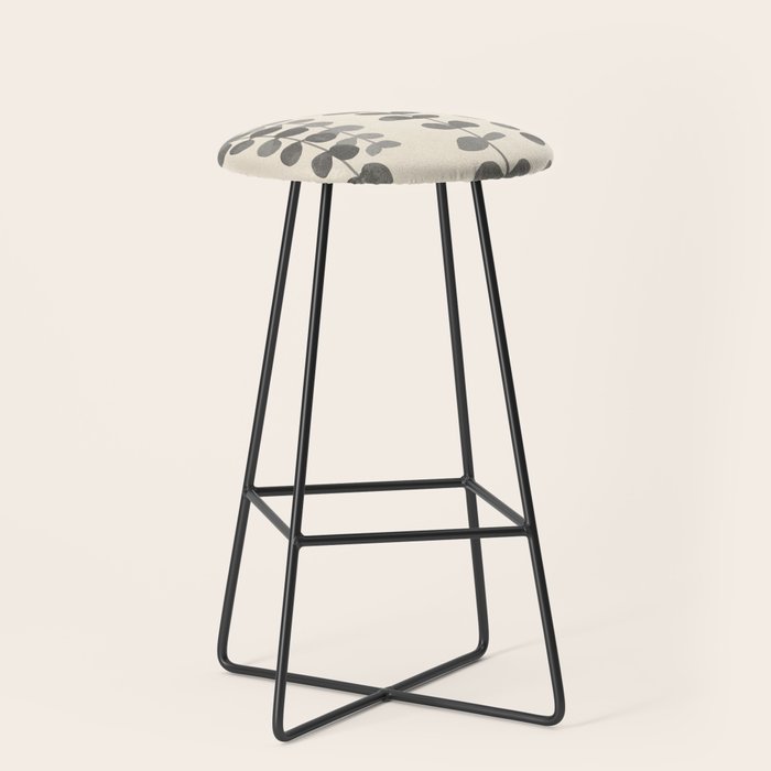 Minimal Abstract Leaves 19 Stool Gallery Image 1