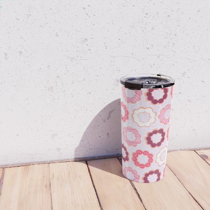 Mochi Donuts Pattern Travel Mug Gallery Image 4