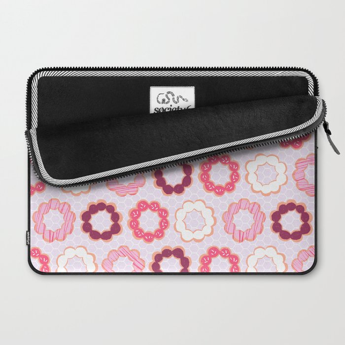 Mochi Donuts Pattern Laptop Sleeve Gallery Image 2