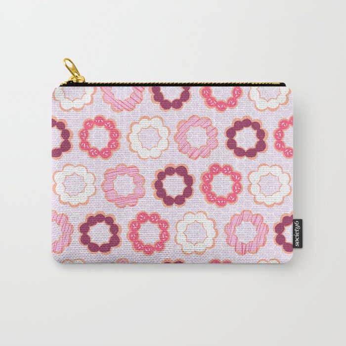 Mochi Donuts Pattern Carry All Pouch Gallery Image 1