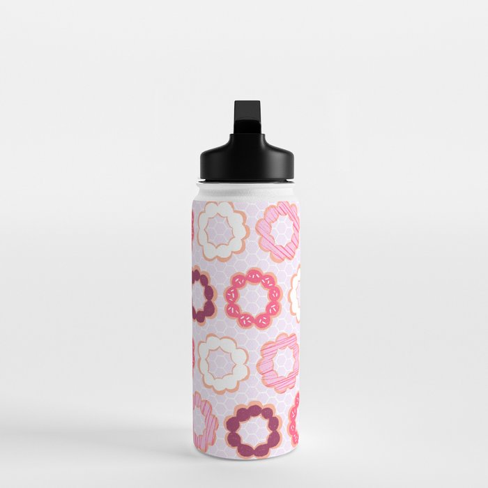 Mochi Donuts Pattern Water Bottle Gallery Image 3