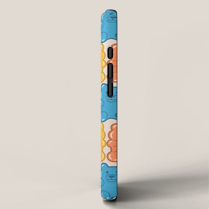 Rainbow Jelly Bears Pattern iPhone Case Gallery Image 2