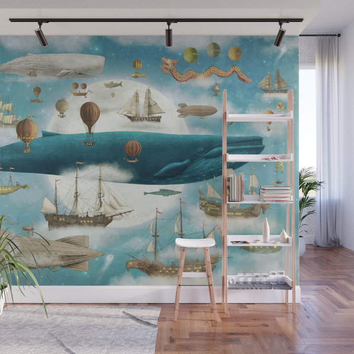 Ocean Meets Sky - from picture book Wall Mural Gallery Image 1