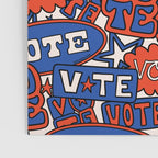 Vote Print in Red, White, and Blue Poster Gallery Image 3