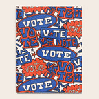 Vote Print in Red, White, and Blue Notebook Gallery Image 4