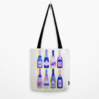 French Champagne Collection - Indigo Tote Bag Gallery Image 2