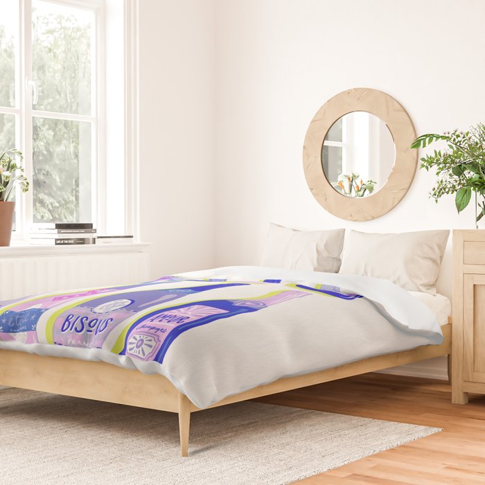 French Champagne Collection - Indigo Duvet Cover Gallery Image 2