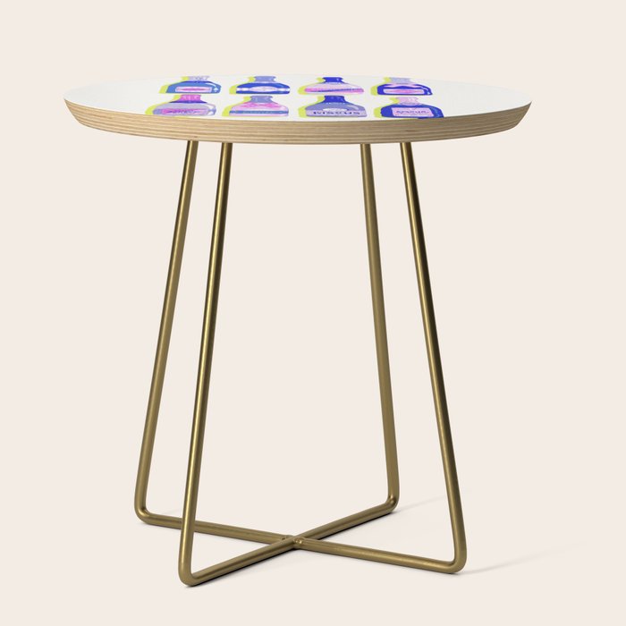 French Champagne Collection - Indigo Side Table Gallery Image 1