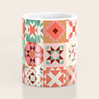 Winter Quilt Pattern no4 Coffee Mug Gallery Image 4