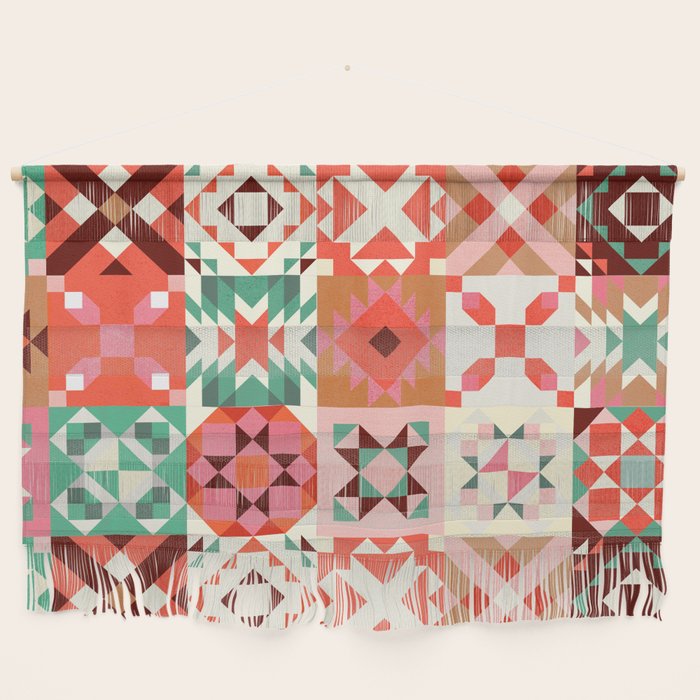 Winter Quilt Pattern no4 Wall Hanging Gallery Image 1