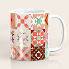 Winter Quilt Pattern no4 Coffee Mug Gallery Image 1