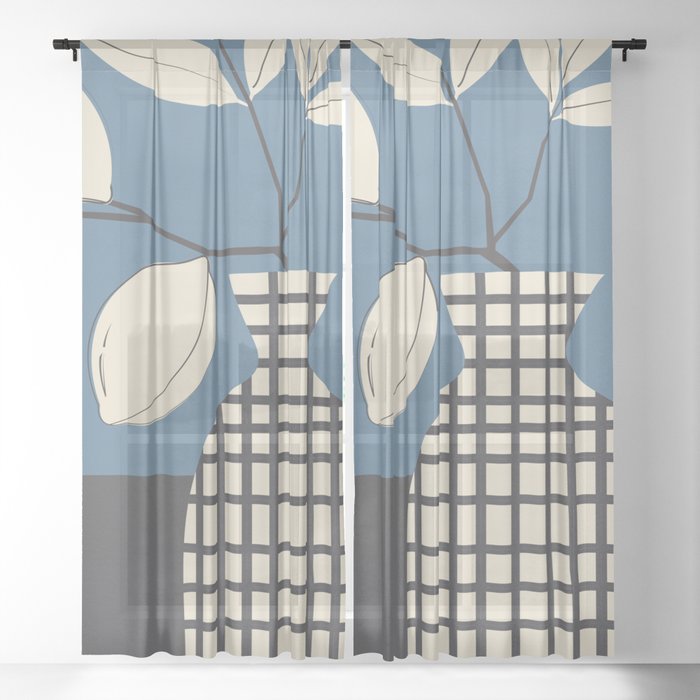 Lemon Stillness 3 Window Curtain Gallery Image 3