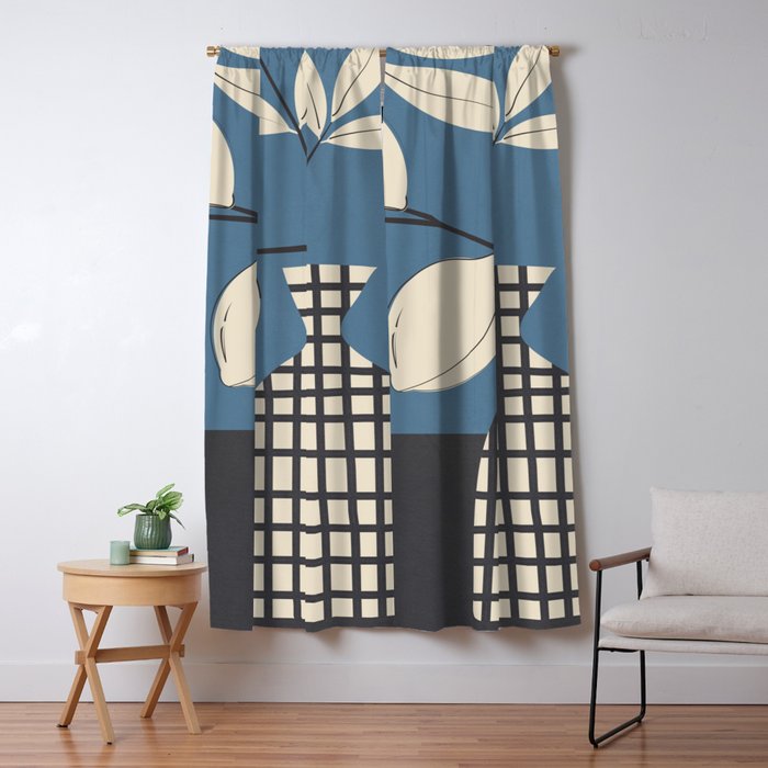 Lemon Stillness 3 Window Curtain Gallery Image 1
