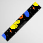 Modern minimalist art sticker pattern Table Runner Gallery Image 3
