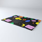 Modern minimalist art sticker pattern Rug Gallery Image 3