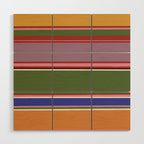 Folk abstract pattern #4 Wood Wall Art Gallery Image 1