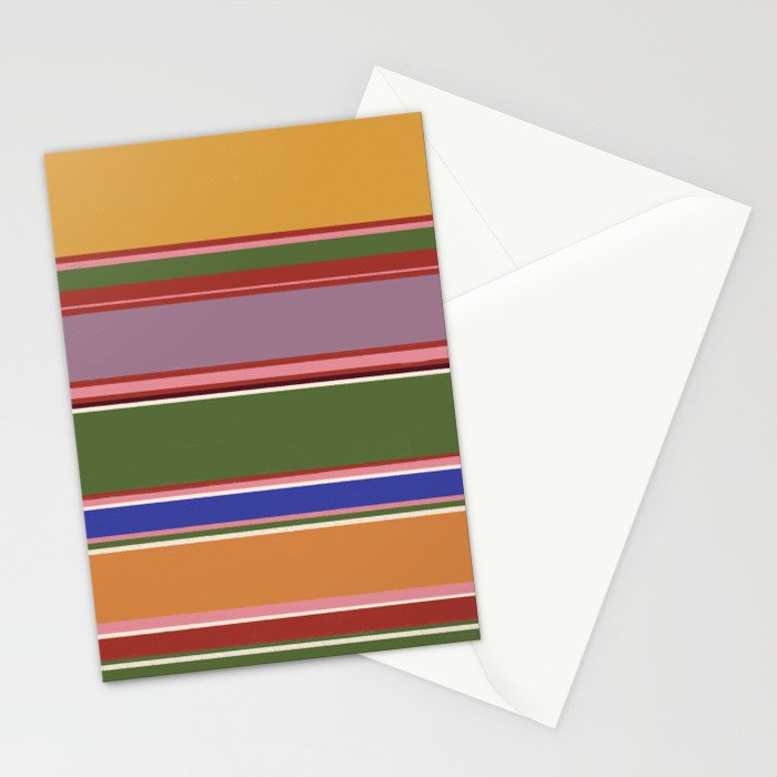 Folk abstract pattern #4 Stationery Card Gallery Image 2