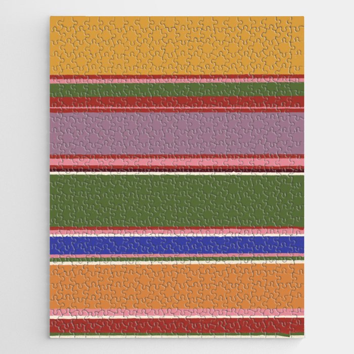 Folk abstract pattern #4 Jigsaw Puzzle Gallery Image 1