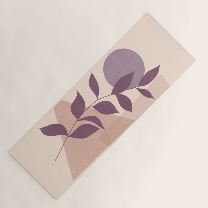 Minimal Abstract Art Plant 12 Yoga Mat Gallery Image 1
