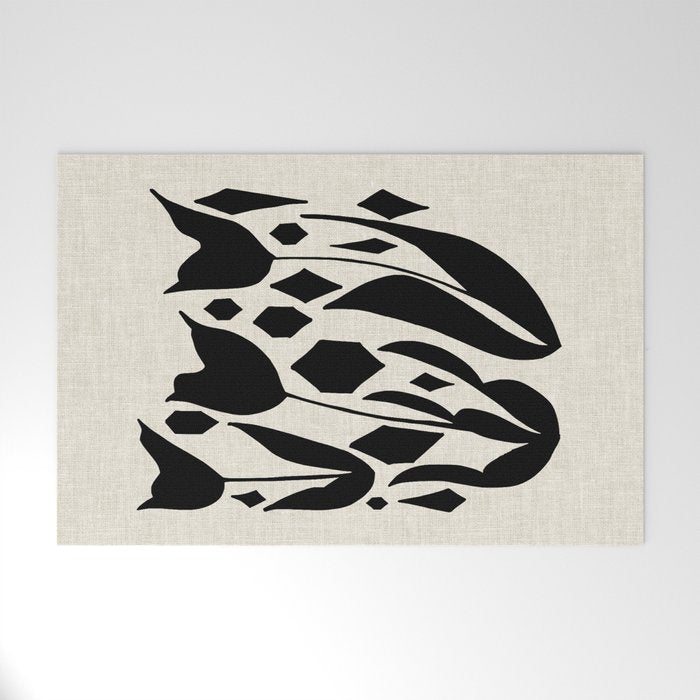 Diamond Tulips Welcome Mat Gallery Image 1