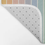 Gradient Arch XIII Retro Mid Century Modern Rainbow Bath Mat Gallery Image 2