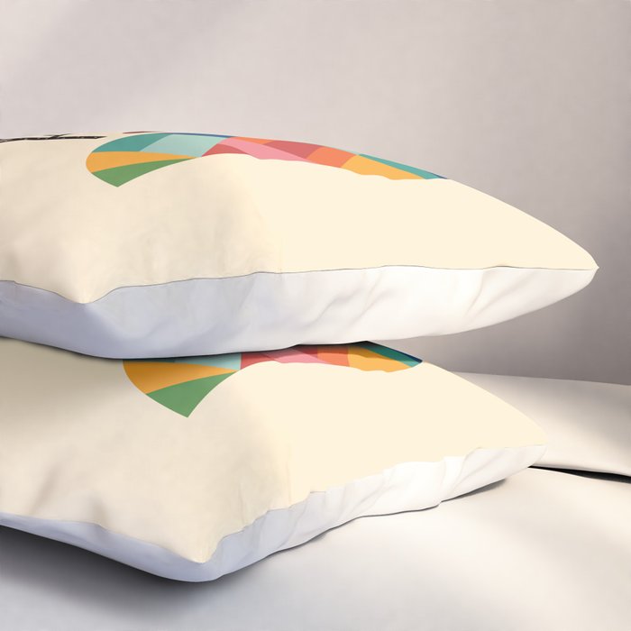 Rainbow Fox Pillow Sham Gallery Image 3