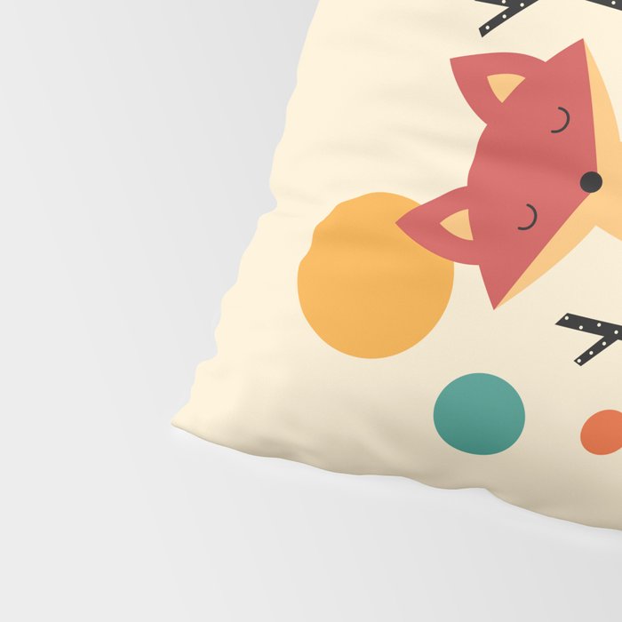 Rainbow Fox Pillow Sham Gallery Image 4