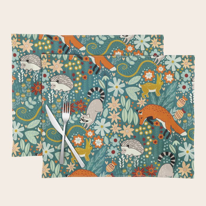 Woodland Pattern Placemat Gallery Image 1