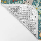 Woodland Pattern Bath Mat Gallery Image 2