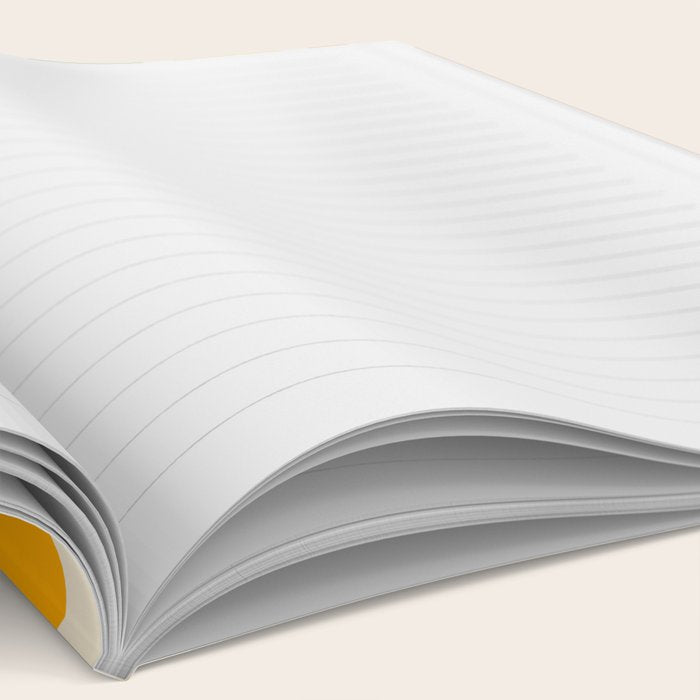 Retro 70s Stripe Colorful Rainbow 872 Primary Colors Notebook Gallery Image 2