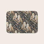 Wooden Wonderland Barn Owl Collage Bath Mat Gallery Image 1