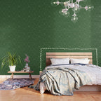 Spring Cheetah Pattern - Forest Green Wallpaper Gallery Image 3