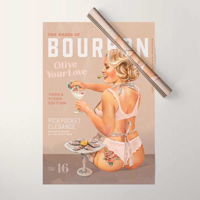The Babes Of Bourbon Vol. 16: Vodka Vixen Edition Wrapping Paper Gallery Image 1
