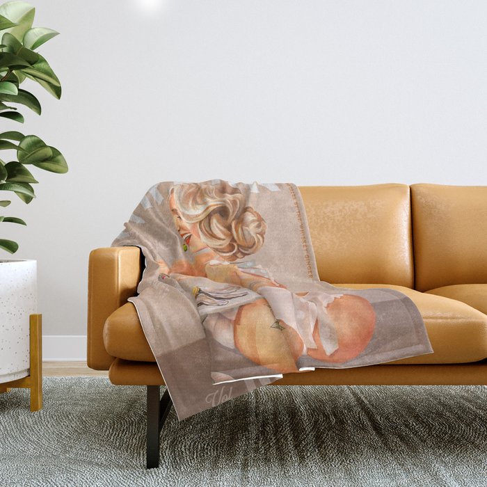 The Babes Of Bourbon Vol. 16: Vodka Vixen Edition Throw Blanket Gallery Image 1