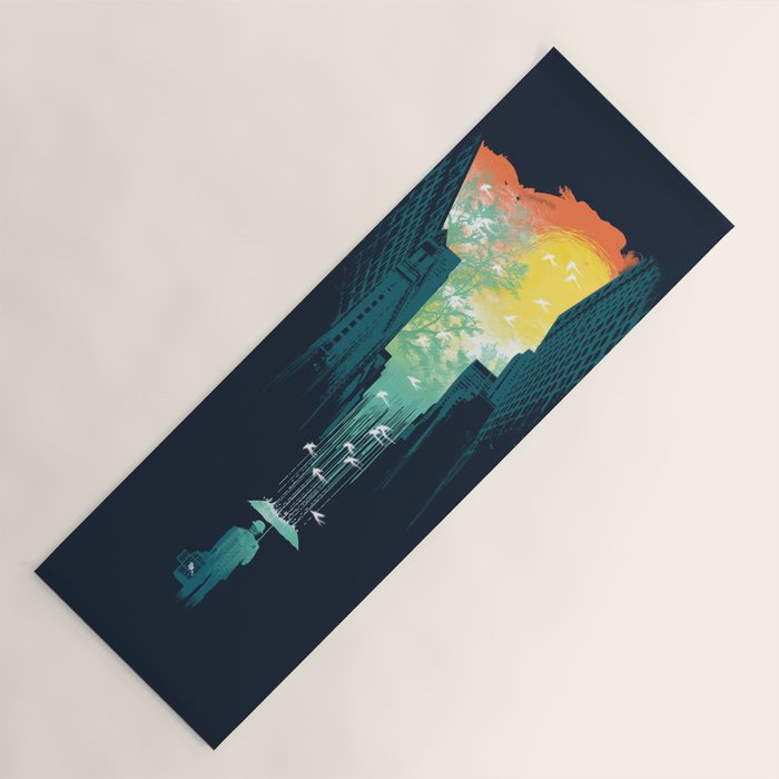 I Want My Blue Sky Yoga Mat Gallery Image 1
