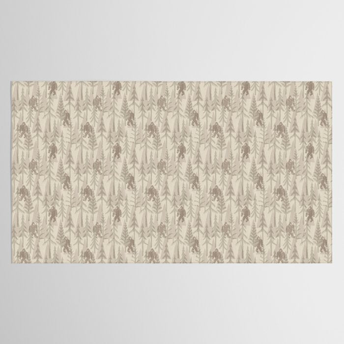 Subtle Sasquatch - Neutral Tablecloth Gallery Image 2