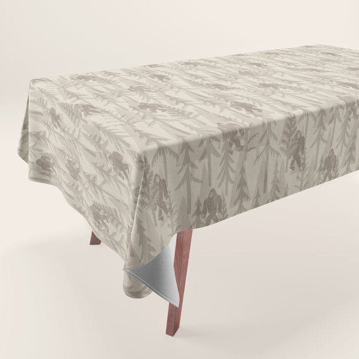Subtle Sasquatch - Neutral Tablecloth Gallery Image 1