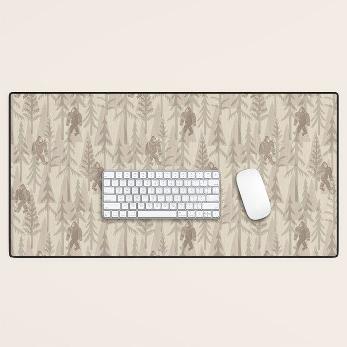 Subtle Sasquatch - Neutral Desk Mat Gallery Image 1