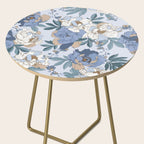  lush blue peonies  Side Table Gallery Image 2