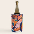 Peace in Chaos, Abstract Face Human Boho Humanity, Eclectic Collage Contemporary Concept Mindset Wine Chiller Gallery Image 2